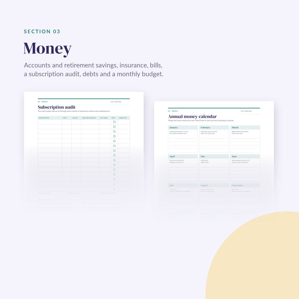 Top of the money pages